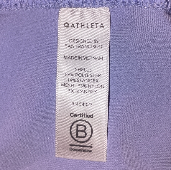 Womens' Athleta Yosemite Tank Top Victorian Periwinkle Light Purple Size Large - Picture 4 of 5